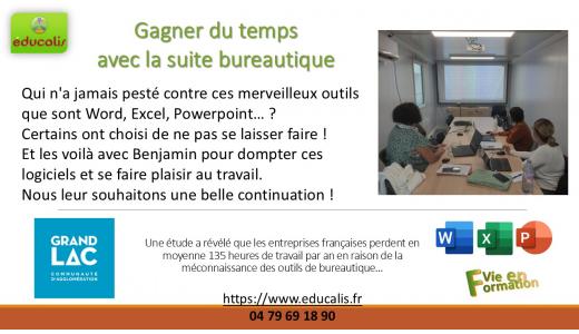 educalis formation bureautique entreprise collectivite word excel powerpoint